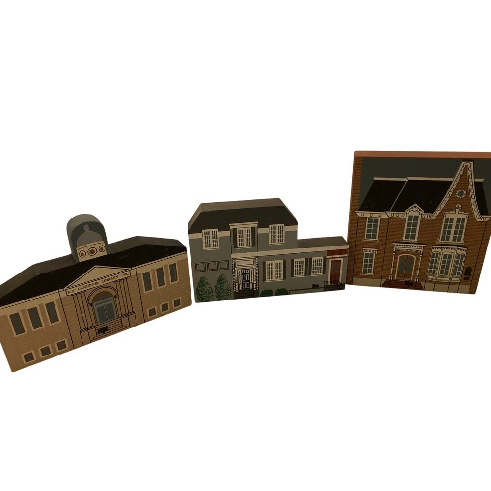 The Cat’s Meow 1990 Michigan Buildings Lot of 3